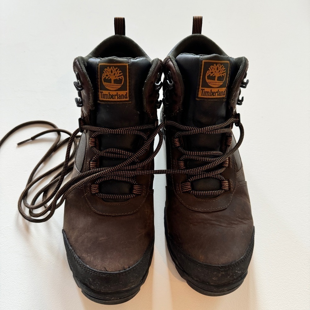 Timberland - Men's Mt Major Leather Mid Hikers in Brown - Picture 7 of 9